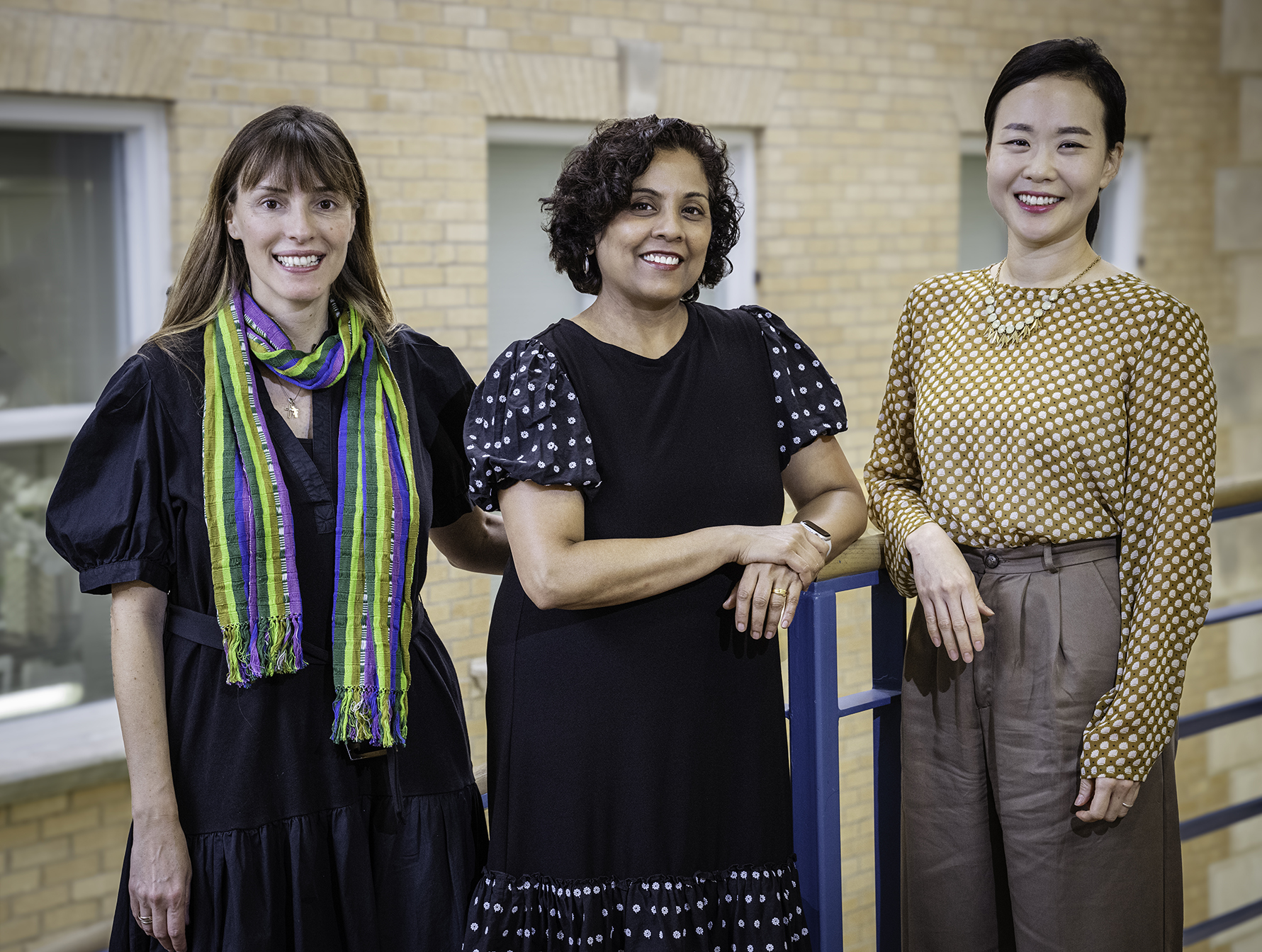 Photo of UNT faculty Iva Jestratijevic, Sanjukta Pookulangara and Jiyoung Kim