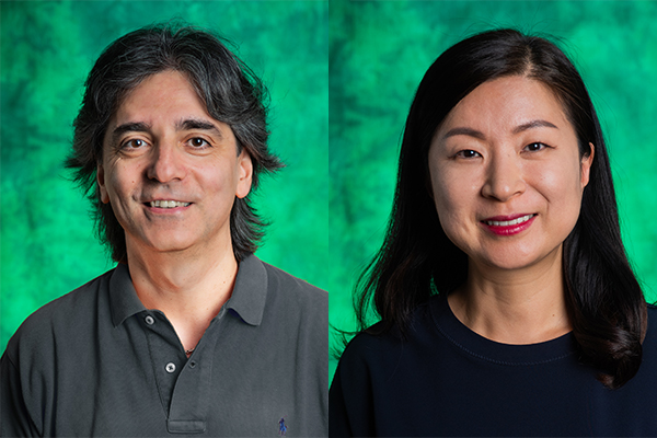 College of Music faculty members Panayiotis Kokoras and Sungji Hong