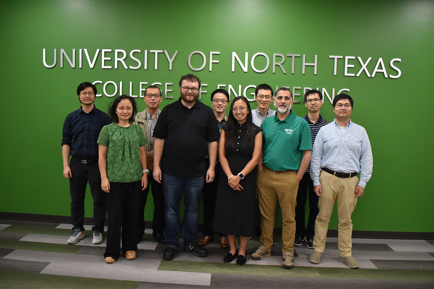 Photo of distributed sensing research team