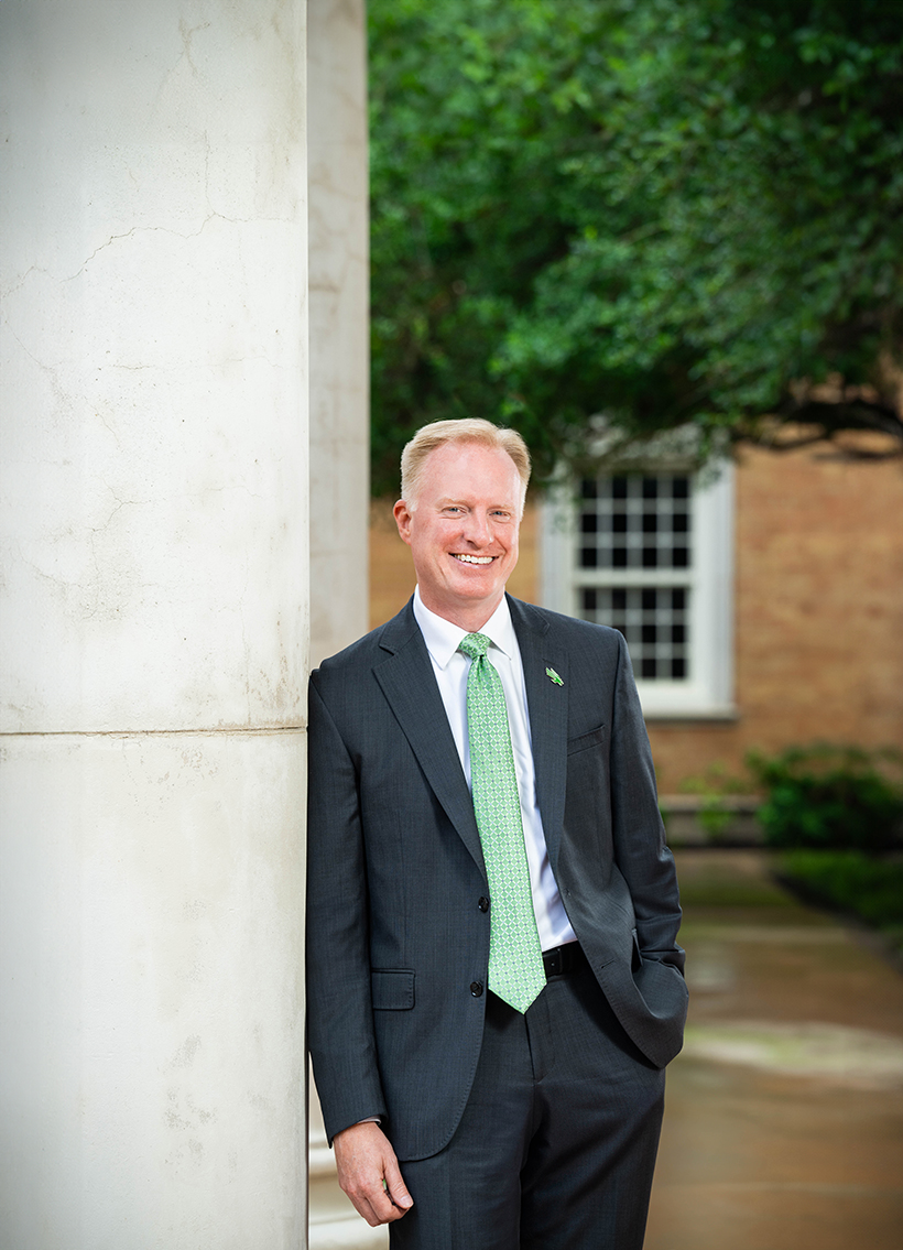Photo of UNT president Harrison Keller