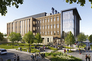 Rendering of UNT's new Science and Technology Building