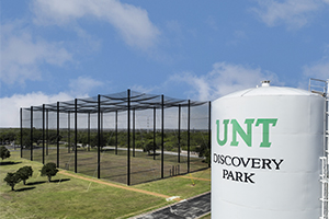 Photo of the UNT Advanced Air Mobility testiing facility 