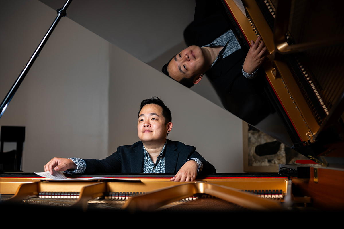 UNT music theory assistant professor Andrew Chung